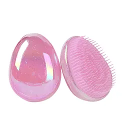 5 Colors Baby Care Egg Round Hair Comb Soft Styling Tools Hair Brushes Environmental Protection Safety With High Demands
