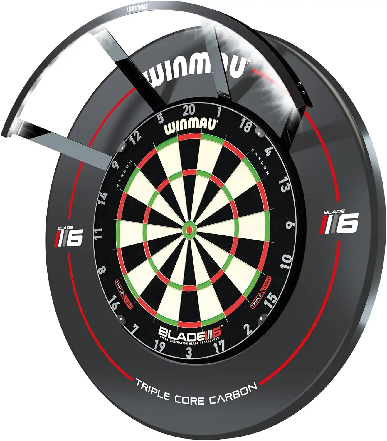 

Polaris 120 градусов алюминиевая Dartboard освещение с магнитным зажимом (теплый белый)
