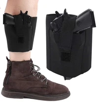 

Tactical Ankle Holster Military Concealed Carry Elastic Deep Concealment Drop Leg Holsters Right Left Leg Strap Gun Holder Pouch