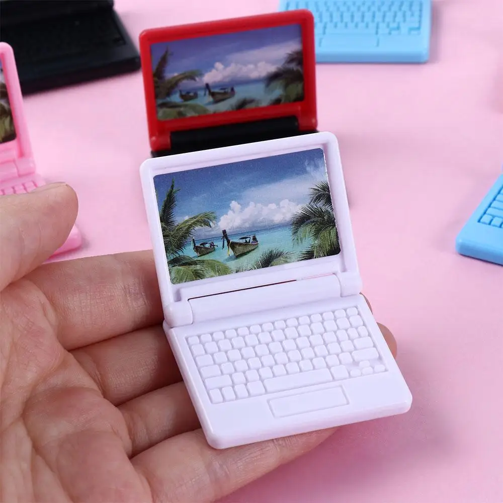 Doll House Dollhouse Decor Computer Miniature Dollhouse Furniture Dollhouse Computer Simulation Laptop Dollhouse Miniature