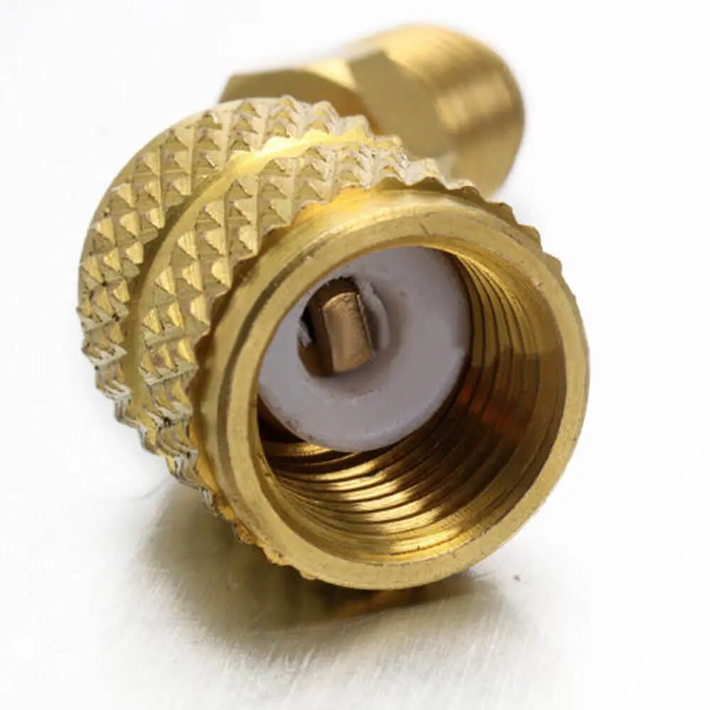 New4PCS 45 Degree R410A Adapter 5/16 Inch Female Couplers To 1/4 Inch Male Flare