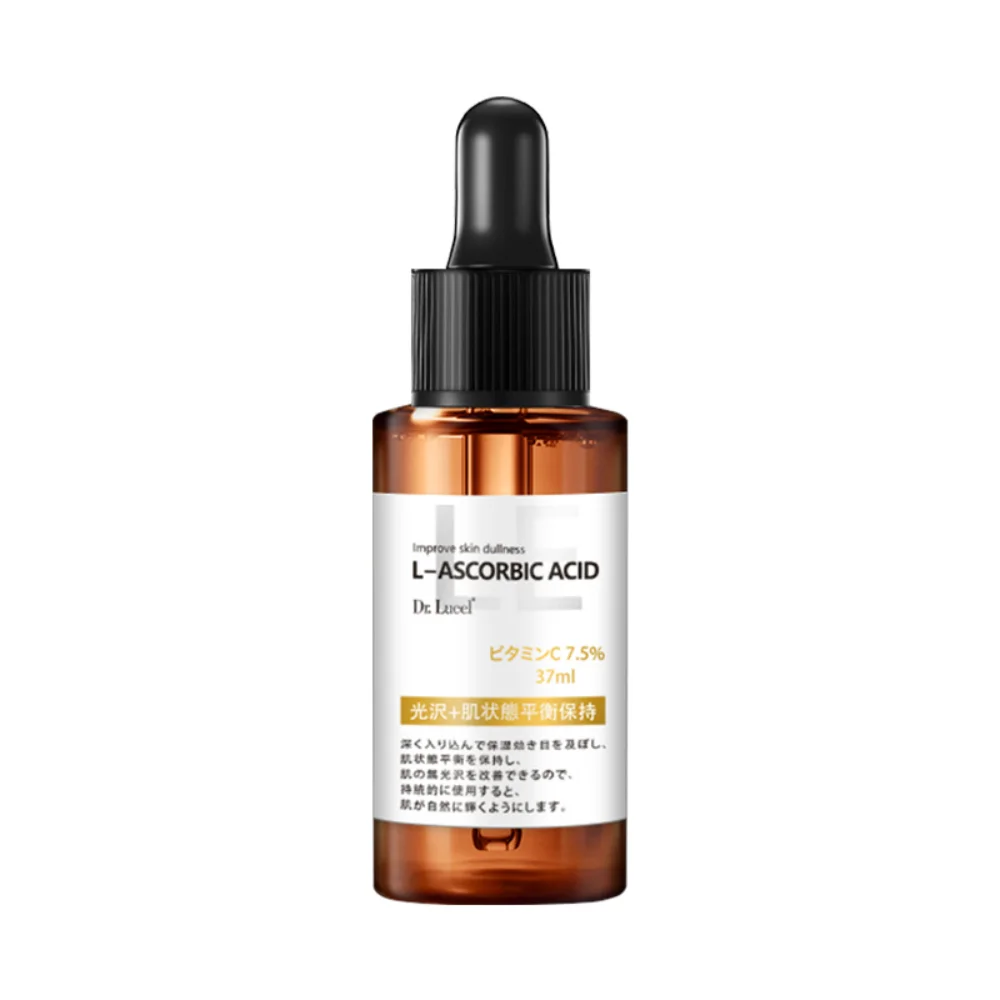 

Japan L-Ascorbic 7.5% VC Essence 37ml Brightening Shrinking Pore Rejuvenation Serum Improve Skin Dullness Whitening Skin Care