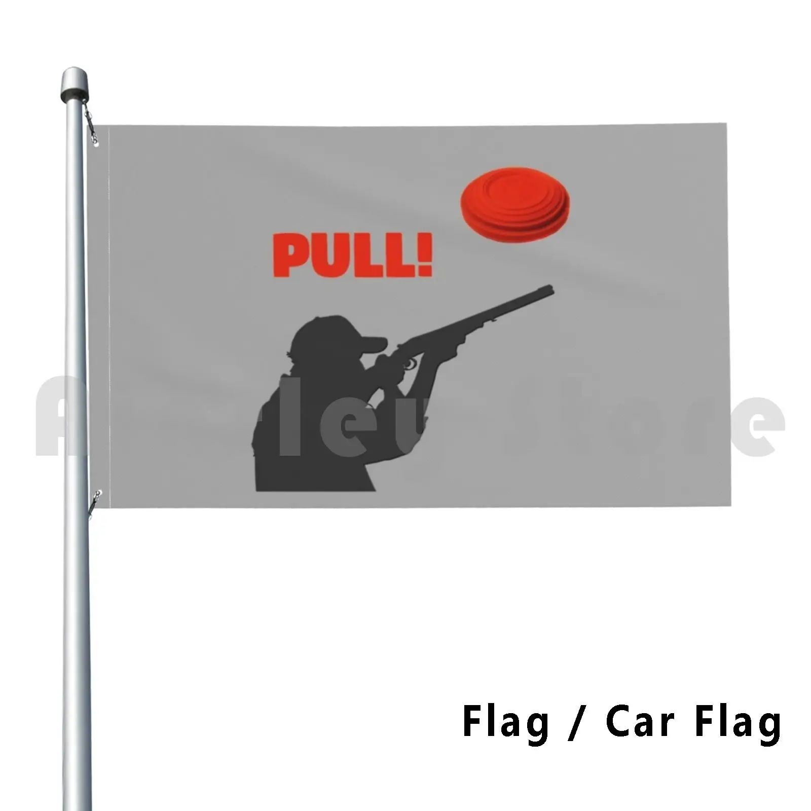 Skeet Clay Shooting Pigeon Trap Bird Hunters Outdoor Decor Flag Car Flag 2614 Skeet Shooting Clay Shooting Bird