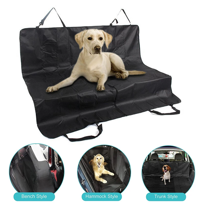 Dog Car Seat Cover Waterproof Pet Carrier Mat Cat Hammock Travel Trunk Car Rear Back Seat for Dog Safety Cushion Pet Transport car seat cover pet cargo cover dog seat cover dog car seat