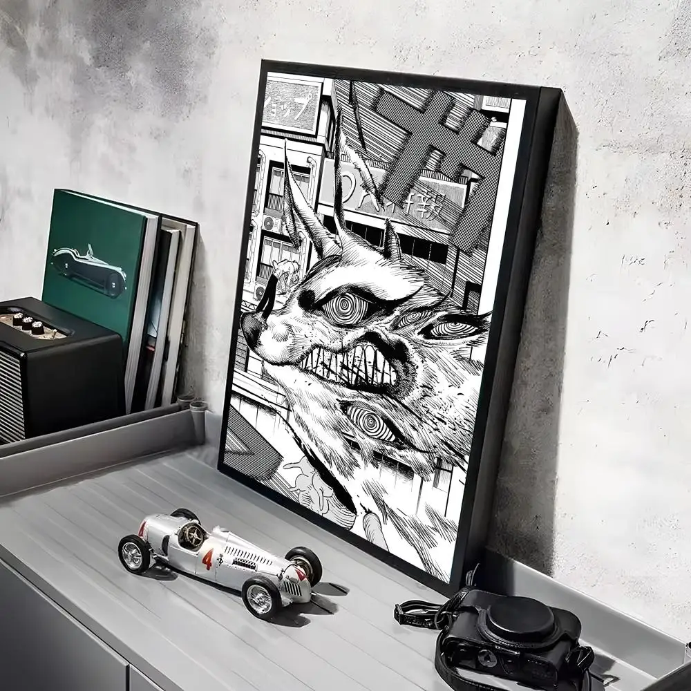 C-Kettensäge Mann Anime Poster Aufkleber HD wasserdichte Malerei Wandkunst für Schlafzimmer Wohnzimmer Home Decor Dekoration Geschenk – Detail 20