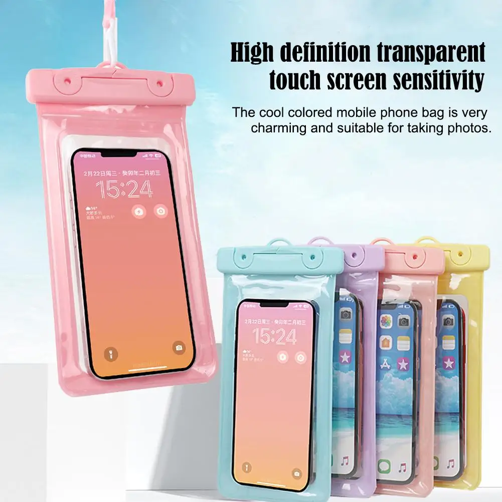 

Swimming Bags Waterproof Phone Case Universal Water Bag Proof Phone Underwater Cover PVC Multifunctional Durable Swim Case C5S1