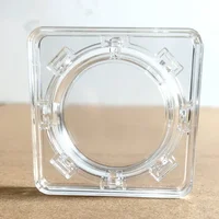 New 40mm Acrylic Coin Display Case Transparent Box Commemorative Medal Protection Box Handmade Goo Card Coin Protection Box 1