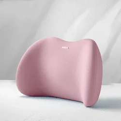 Ergonomic Car Neck & Lumbar Support Cushion Set (Pink Waist)