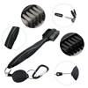 Golf Clean Tool Set Retractable Golf Club Brush and 2 Golf Club Groove Sharpener for U & V-Grooves Portable Golf Brush Tool Kits 4
