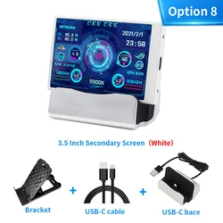 Compact 3.5 IPS USB-C Secondary Display with Built-in Software (Option 8)