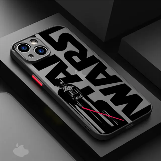 thumbnail image 1 of S-star w-wars funda de teléfono con estampado para Apple iPhone 15 16 Pro XS Max 13 14 Plus XR SE 7 8 12 11 Pro plus mate, 1 of 5
