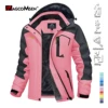MAGCOMSEN Womens Ski Jacket Winter Warm Fleece Parka Windproof Rain Snowproof Thermal Heavy Coat Hiking Ladies Snowboard Anorak 1
