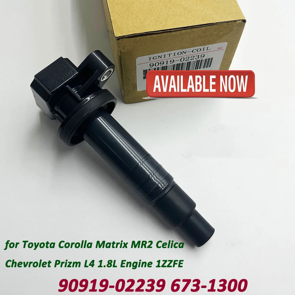 New OE 90919-02239 9091902239 Ignition Coil 90919-02262 ​90919-T2002 ​90080-19015 ​90080-19019 For TOYOTA RAV4 Celica Corolla