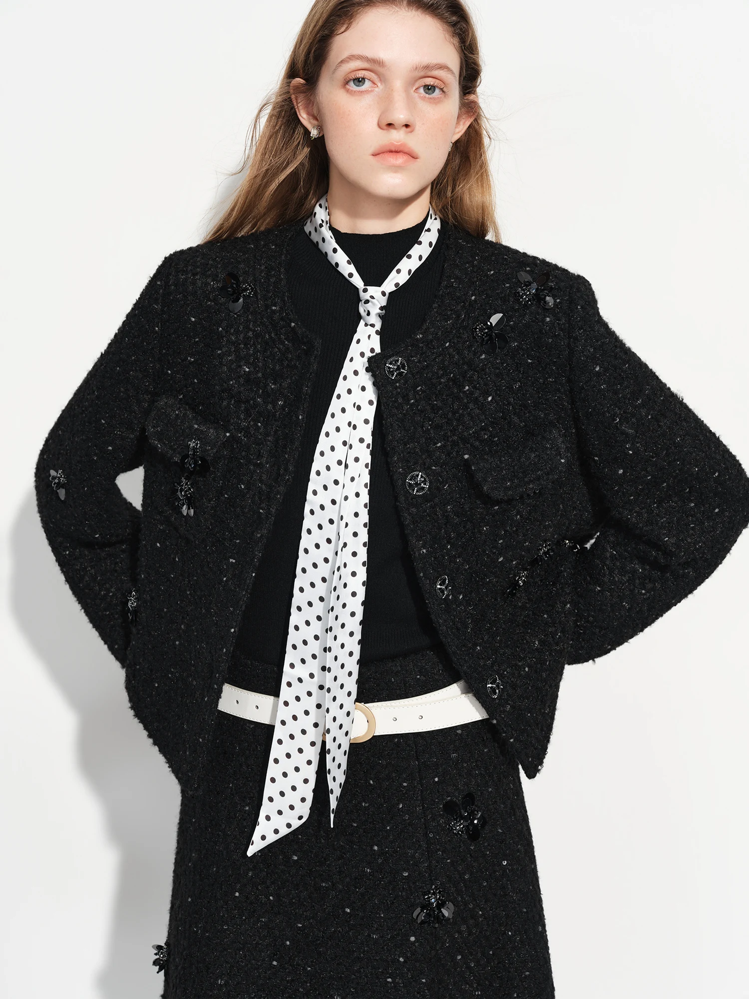 Metropolitan Bouclé A-Line Dress Suit. S34fec6a22aa74af9852852afc84f5836m