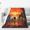Insane Clown Posse ICP Wool Blankets Horrorcore Funny Throw Blankets for Home Plush Thin Quilt 1
