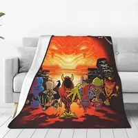 Insane Clown Posse ICP Wool Blankets Horrorcore Funny Throw Blankets for Home Plush Thin Quilt 1