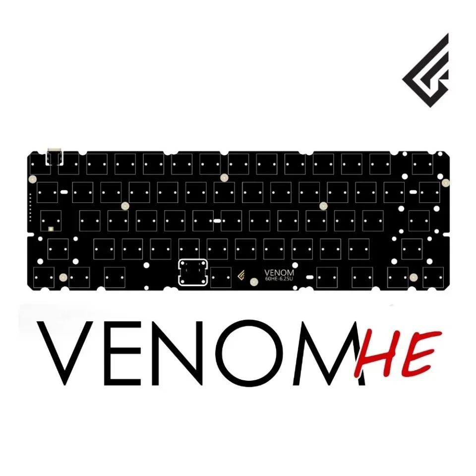Geonworks-磁気キーボードPCBボード,毒60 he,遅延0.16ms