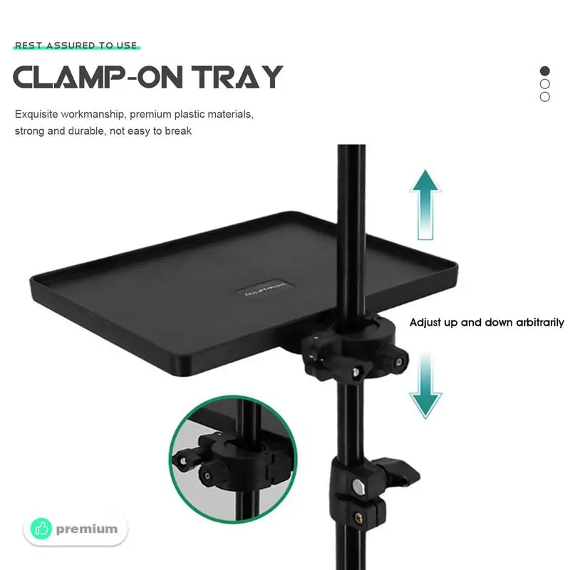 Microphone Stand 1pc Microphone Stand Tray Rack Sound Card Shelf Live Holder Clamp Broadcast Mic Music Bracket Recording Phone Gator Attachment microphone stand