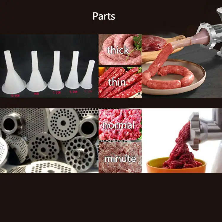 Commercial and household multi-function fully automatic electric meat grinder grinder and slicer  WG12 2