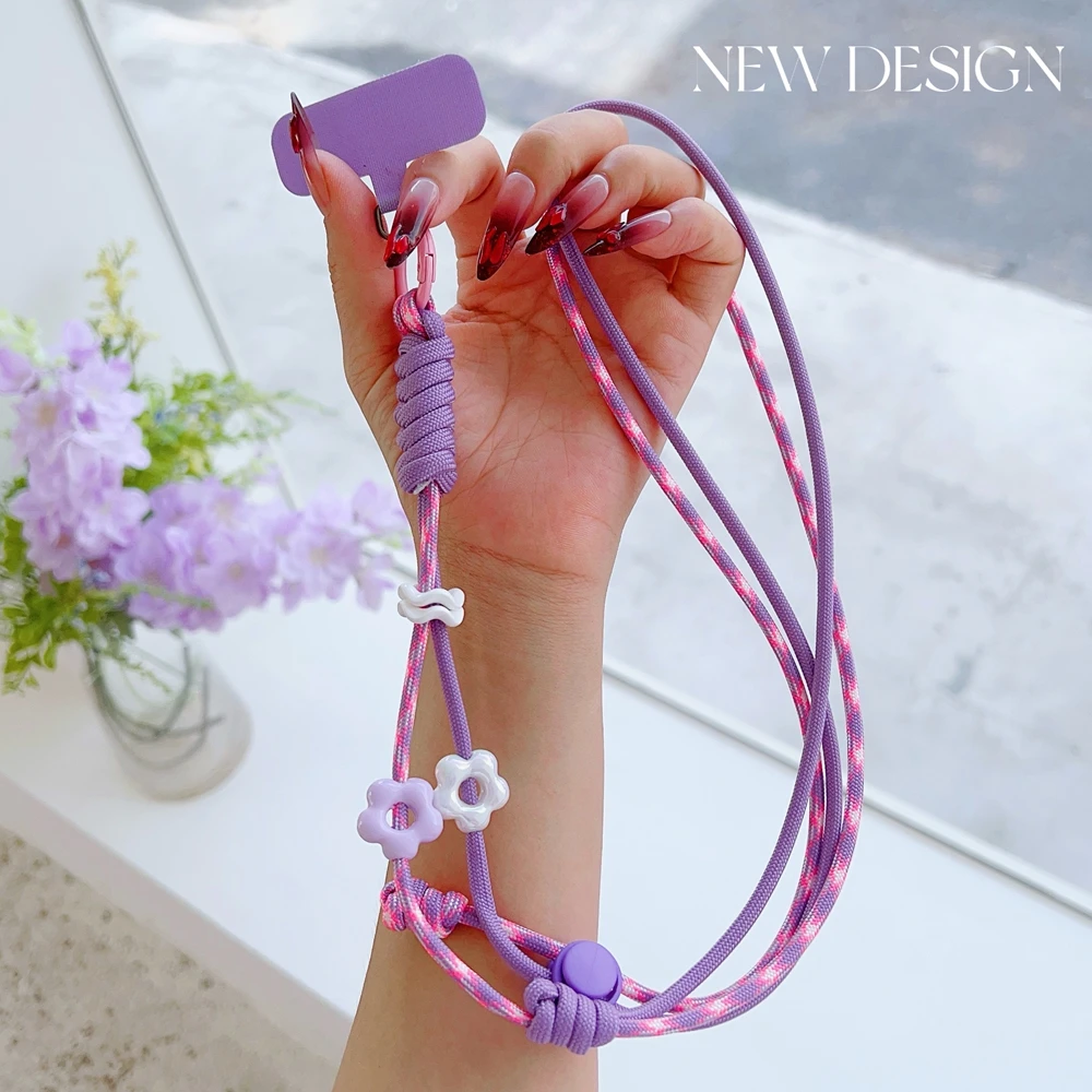 Universal Einstellbare Telefon Lanyard Strap Lange Handy Hängen Seil Neck Straps Anti-verloren Lanyards Handy Zubehör – Detail 10