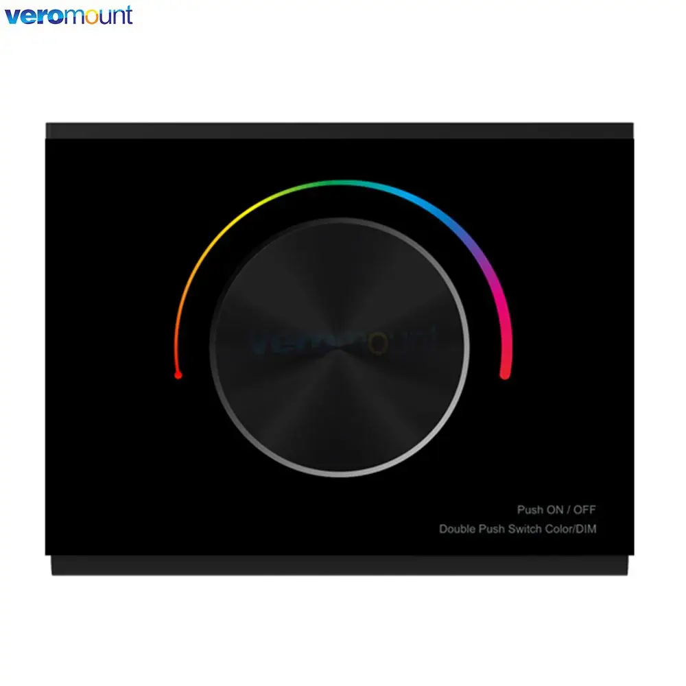 RK1 RK2 RK3 데스크 마운트 로터리 패널 RF 리모컨, 스카이댄스 단색, CCT, RGB LED 컨트롤러 리시버, 1 존 디밍
