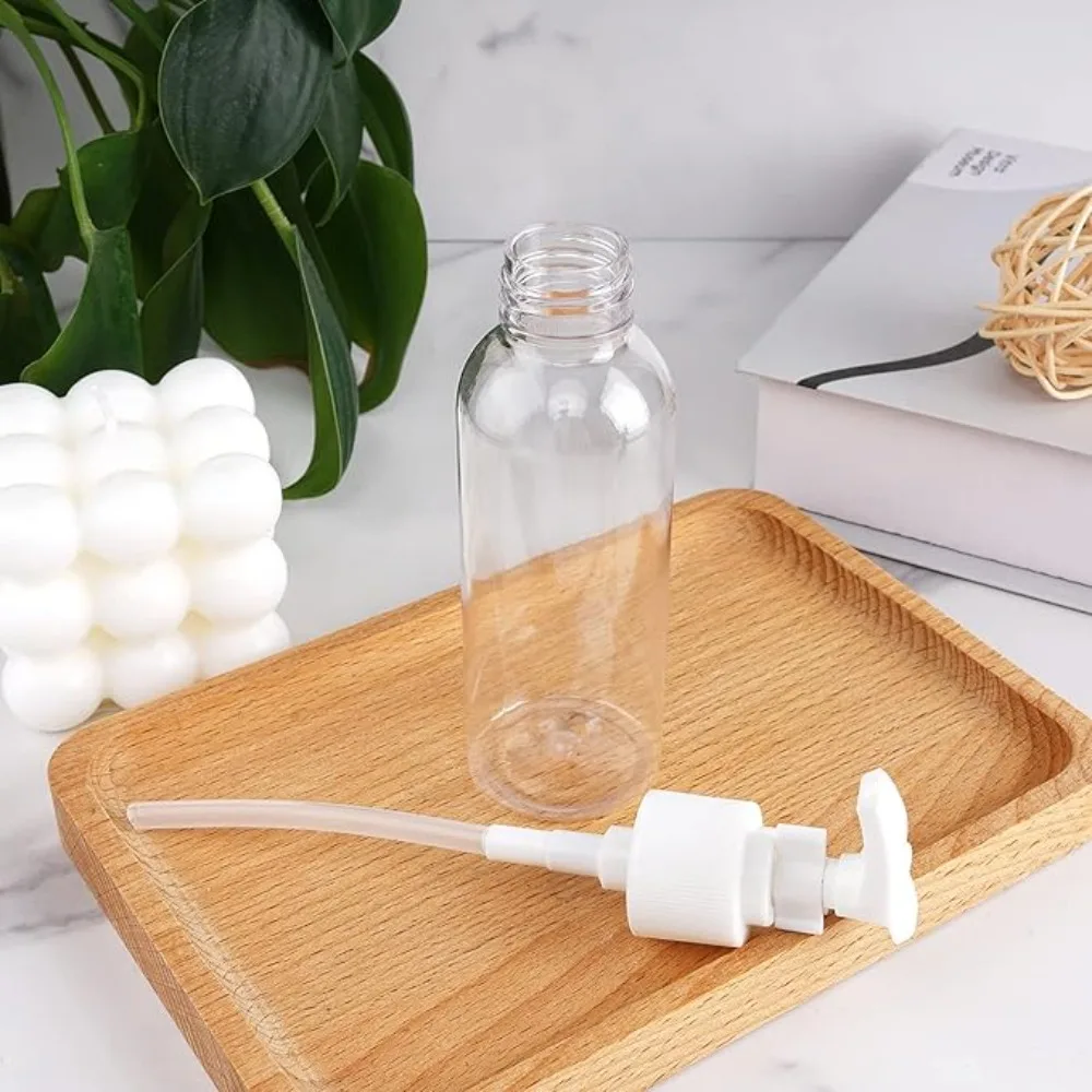 20pcs 30/60/80/100ml Travel Pressed Pump Dispensing Airless Lotion Bottle Portable Sample Cosmetic Refillable Container Bottle refillable bottle