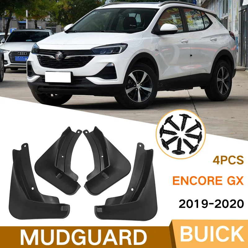 

For Buick EncoreGX 2019-2021 Car Molded Mud Flaps Splash Guards Mudguards Front Rear Styling Front rear Car Accessories