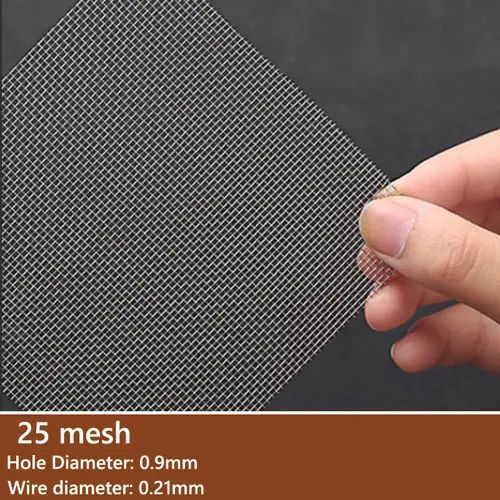 1-5pcs 304 Stainless steel filter screen 4/5/8/20/30/40-400 Mesh Woven Wire High Quality Stainless Steel Screening Filter Sheet - Image 7
