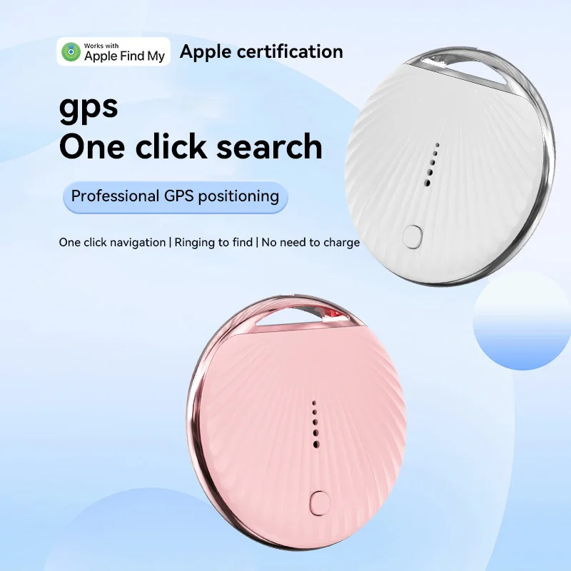 Mini GPS Tracker Tag Smart Realtime Location Finder for Kids Pet Air Tags Wallet Bag Anti-Lost Device Apple Find My APP