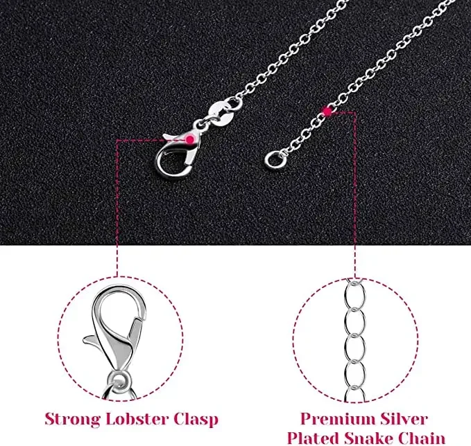 30PCS Street all-match 925  silver  color 1MM fine chains necklace for women men jewelry set fashion party wedding gifts