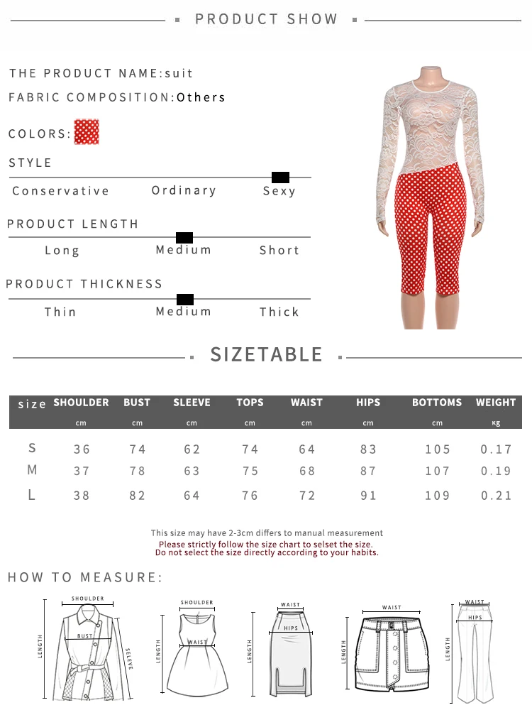 Kliou Spitze Patchwork Playsuits Frau Oansatz Volle Hülse Backless Polka Dot Print Dünne Pfirsich Hüfte Mitternacht Club Party Strampler – Detail 1
