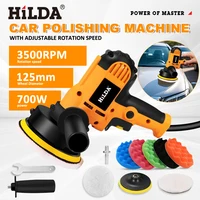 HILDA Electric Car Polisher Car Beauty Waxing Machine  Adjustable Speed Sanding Waxing Tools Automotive Polishing Scratch Repair 1