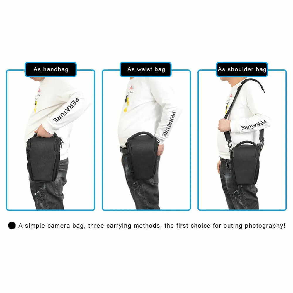 Camera Carry Bag Waterproof Camera Shoulder Carry Bag Case Fit For Nikon Coolpix P1000 P900 P950 Outdoor Photographer Travel Professional