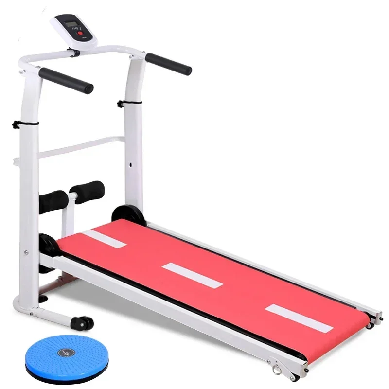 New Treadmill Home Small Fitness Equipment Mini Folding Style Lengthened Stepper Three-in-one Multi-function Manual Adjustment X