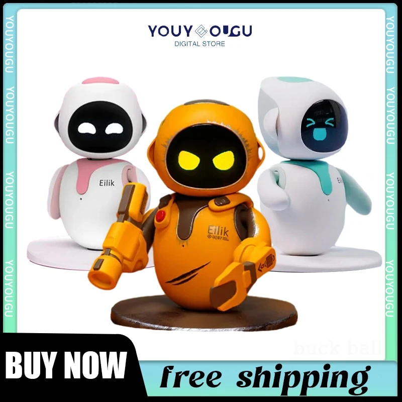 Eilik Robot Emotional Companionship Voice Interaction AI Digital Life  Desktop Virtual Pet Robot or 5 Random Accessories - AliExpress