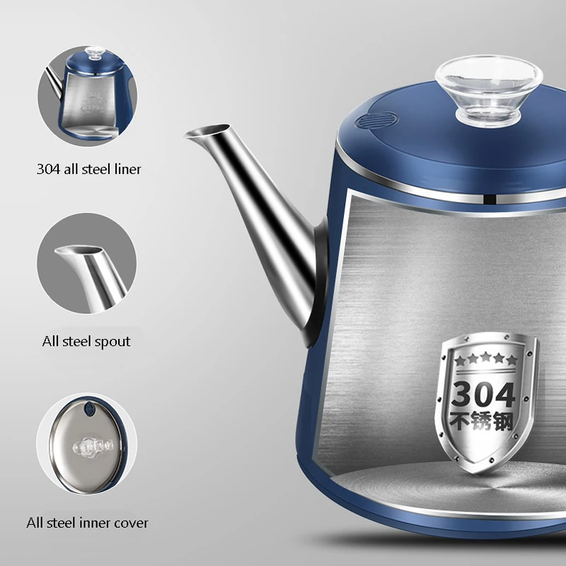 Household 220V Electric Automatic Kettle  0.8L Stainless Steel Safety Automatic Water Dispenser Samovar Stove 6