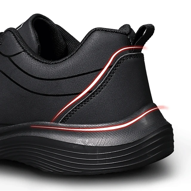 Nouveaux hommes chaussures de course hiver chaud hommes baskets anti-dérapant respirant hommes chaussures de marche à lacets chaussures décontractées souples léger 3