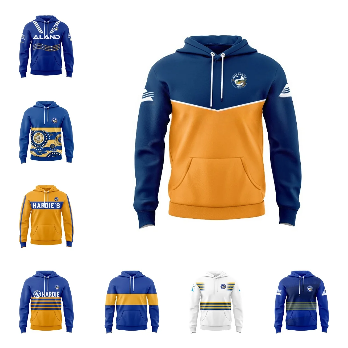 Parramatta Eels High Quality Hoodies/Retro/Legion/Home/Away/Training Clothes, High Quality Hoodies