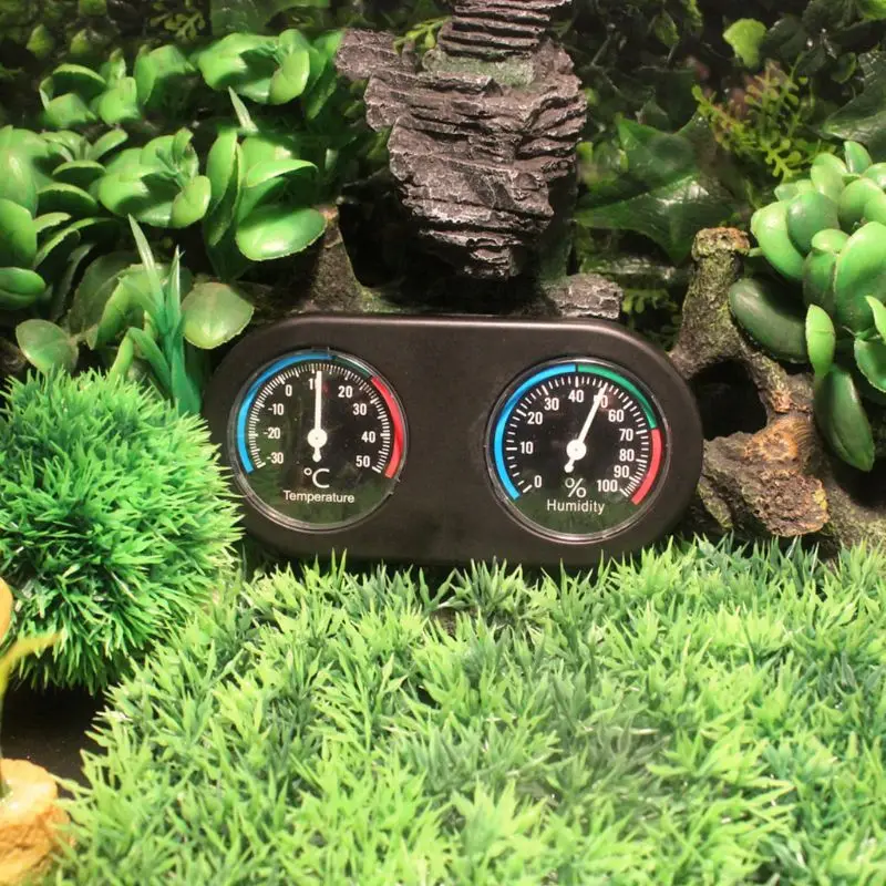 Reptile Tank Thermometer Hygrometer Monitor Temperature and Humidity in