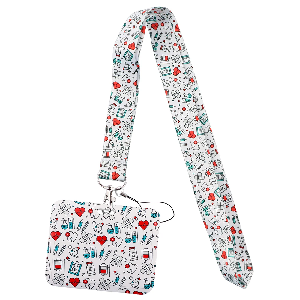 Wholesale Sakura Daisy Yoga Lanyard – Stylish Neck Strap & ID Badge Holder Accessories