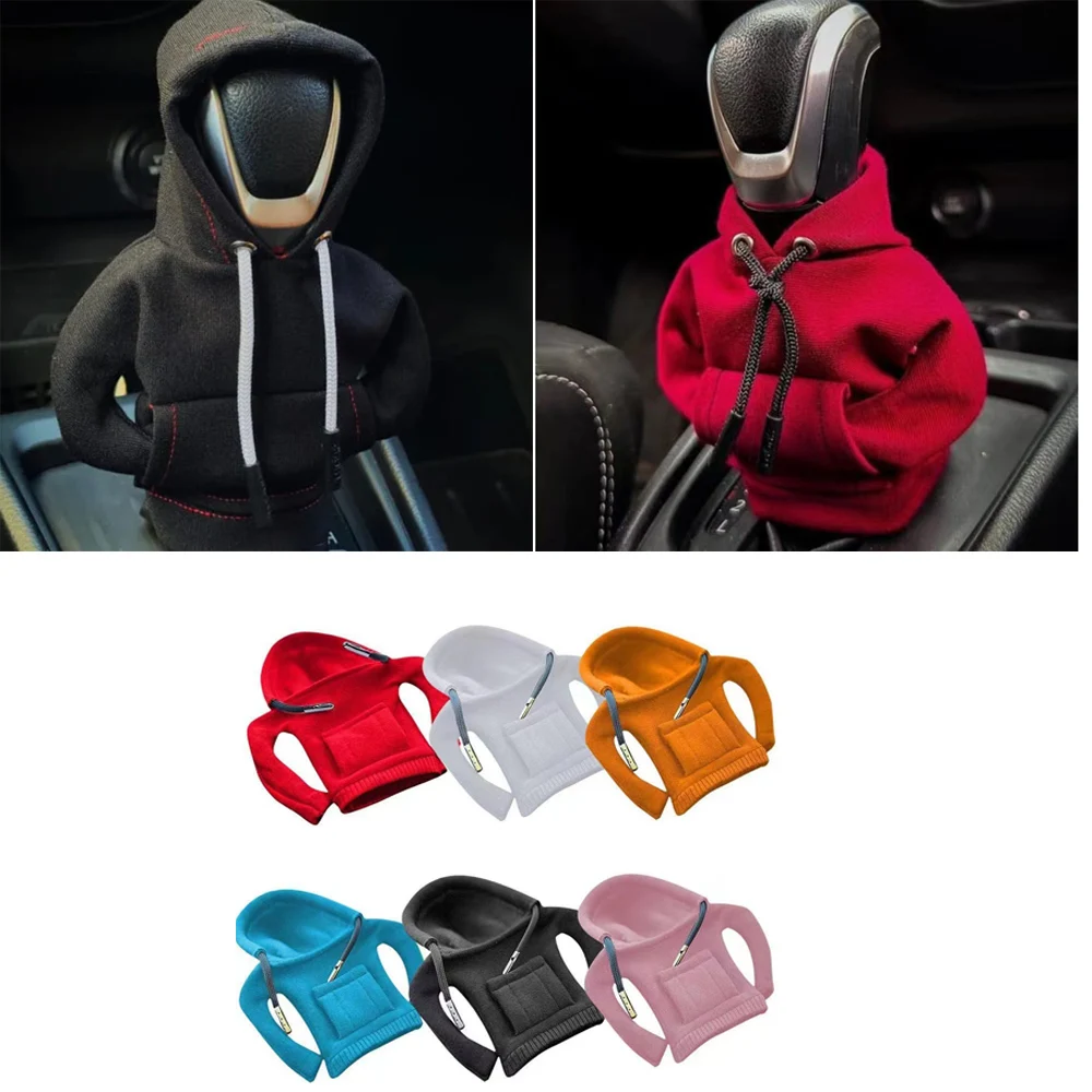 Gear Shift Hoodie Cover Shift Cover Gear Handle Decoration Fits Manual  Automatic Universal Car Shift Lever Interior Decor - AliExpress