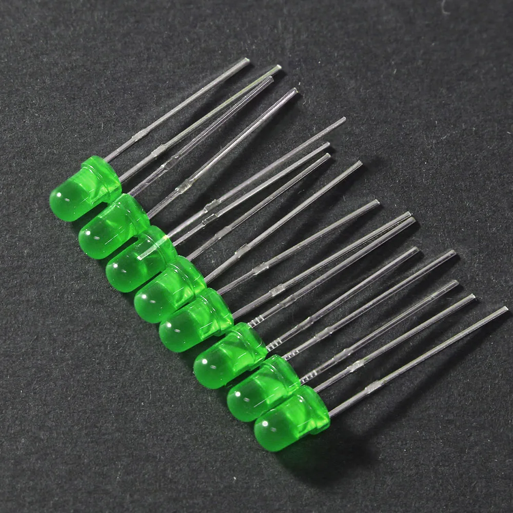 Kit 200 Diodi LED 3 Mm Maidodo – Colori Bianco, Rosso, Giallo, Verde, Blu (40 Per Colore) – Per Hobbistica, Riparazioni E Fai Da Te - 4