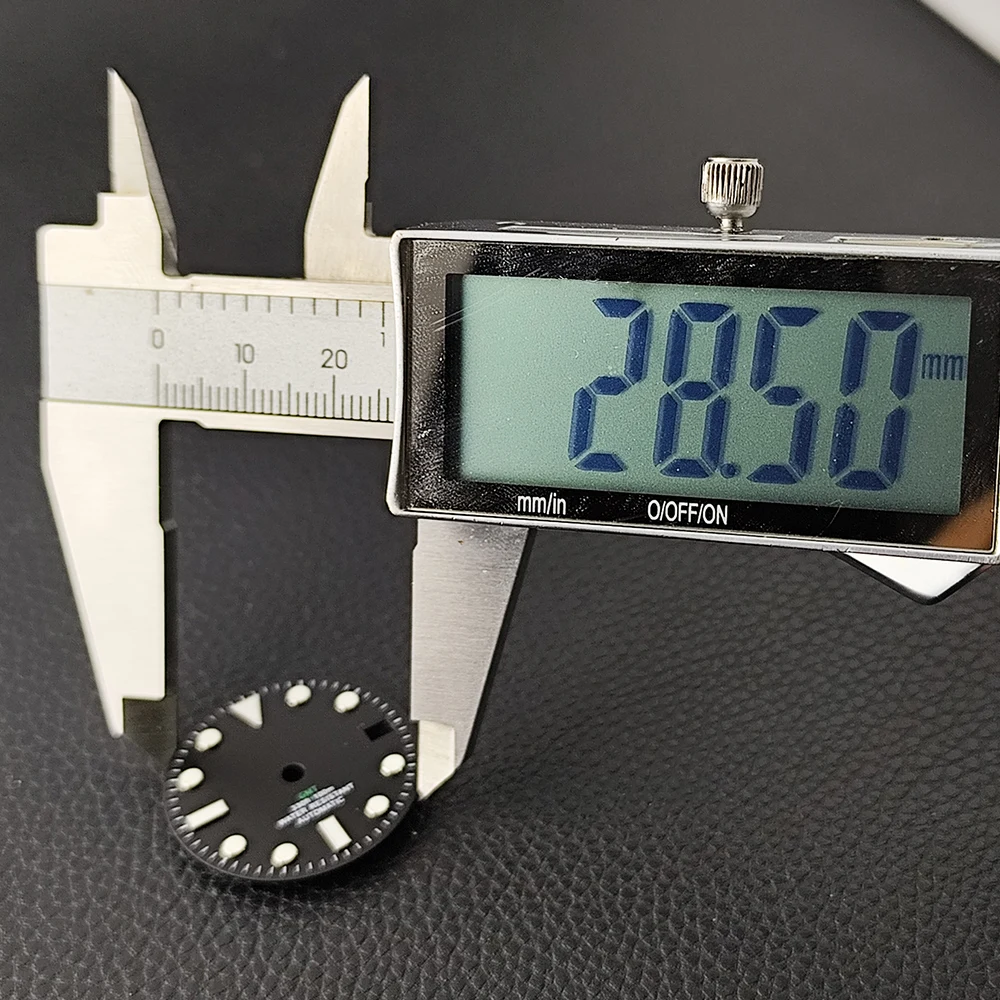 28.5mm Luminous Dial with GMT Hands - Premium Watch Accessories