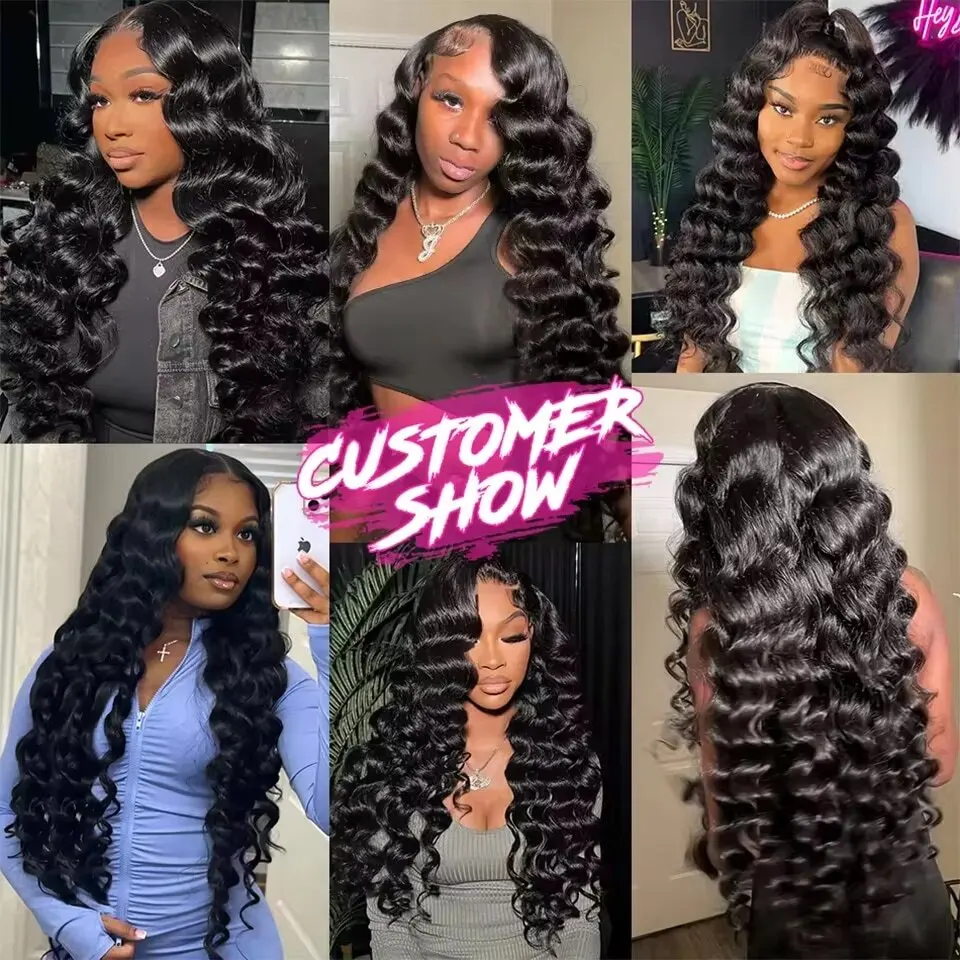 Unprocessed Brazilian Virgin Remy Hair Bundles Natural Black Loose Deep Wave Curly Human Hair Extensions for Women 6