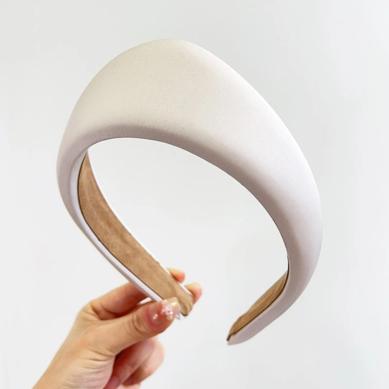 1pc Frauen Einfache Samt Haarband Anti Slip Erwachsene Haar Clip Breiten Rand Stirnband Mädchen 2025 Neue Haar Zubehör – Detail 7