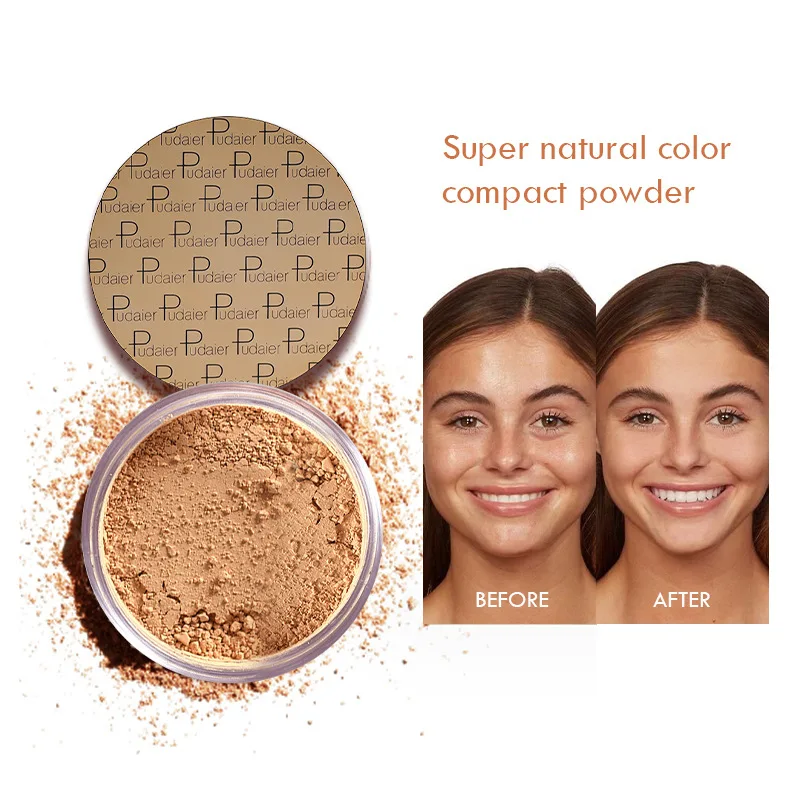 

Pudaier makeup matte pearlescent powder high gloss cosmetic powder concealer setting powder honey powder