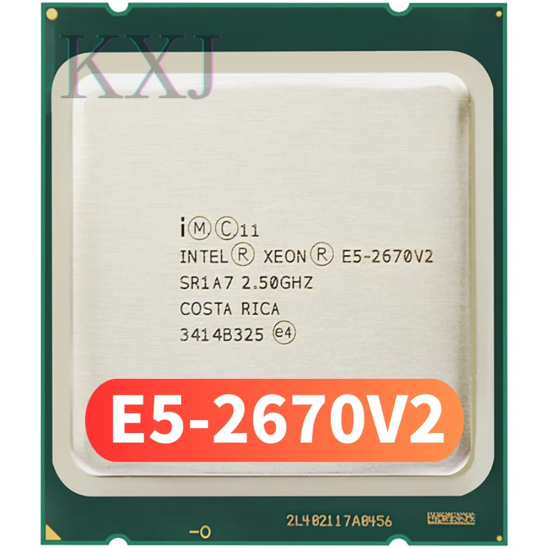 Xeon E5-2670v2 E5 2670v2 E5 2670 v2 2,5 ГГц десятиядерный двадцать потоков ЦПУ процессор 25M 115 Вт LGA 2011