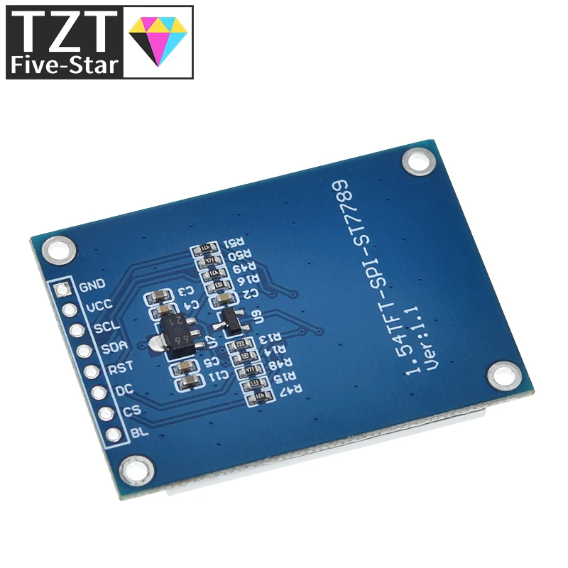 Ǯ ÷ TFT ÷ , HD IPS LCD LED ũ, Ƶ̳ SPI ̽, ST7789, 1.54 ġ, 1.54 ġ, 240x240