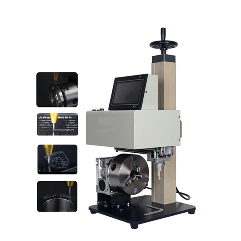 Desktop Portable Metal Signage Nameplate Marking Machine 3axis Touch