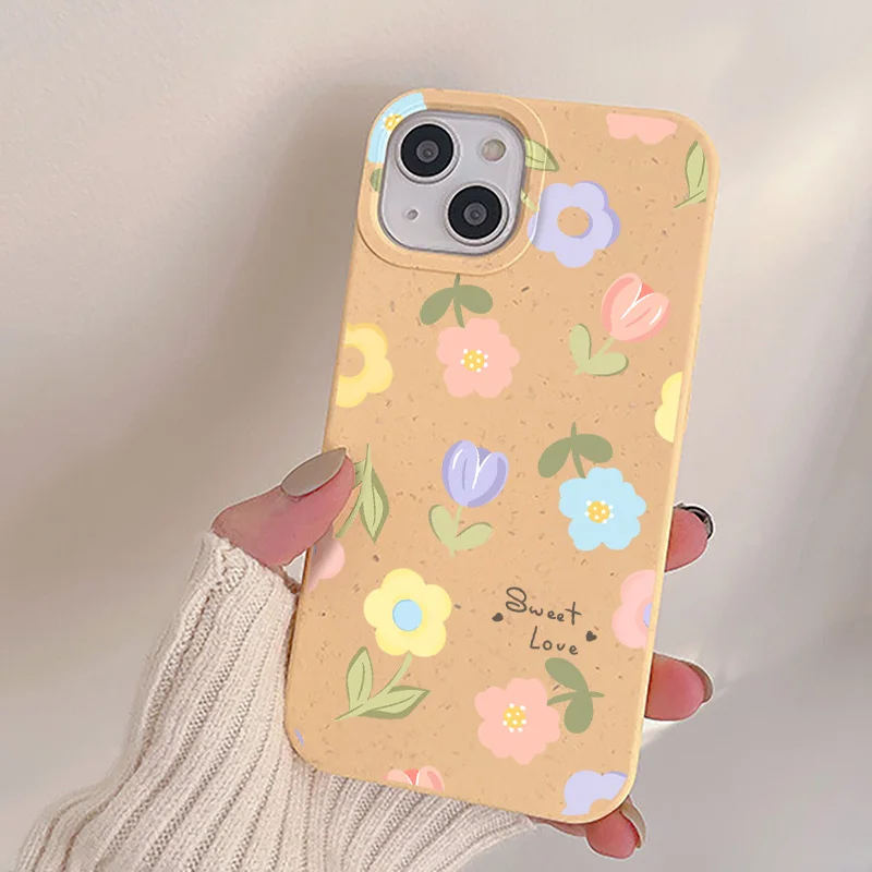 thumbnail image 1 of Para iPhone 15 Pro Max Funda iPhone 11 16 12 13 14 Pro Max 7 8 Plus SE 2022 SE2020 XR XS Max Fundas Lindas Flores Pequeñas Funda, 1 of 5